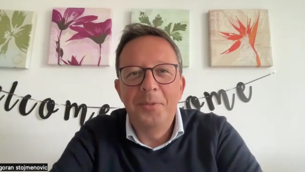 Dr. Goran Stojmenovicspricht über den extrazellulären Raum